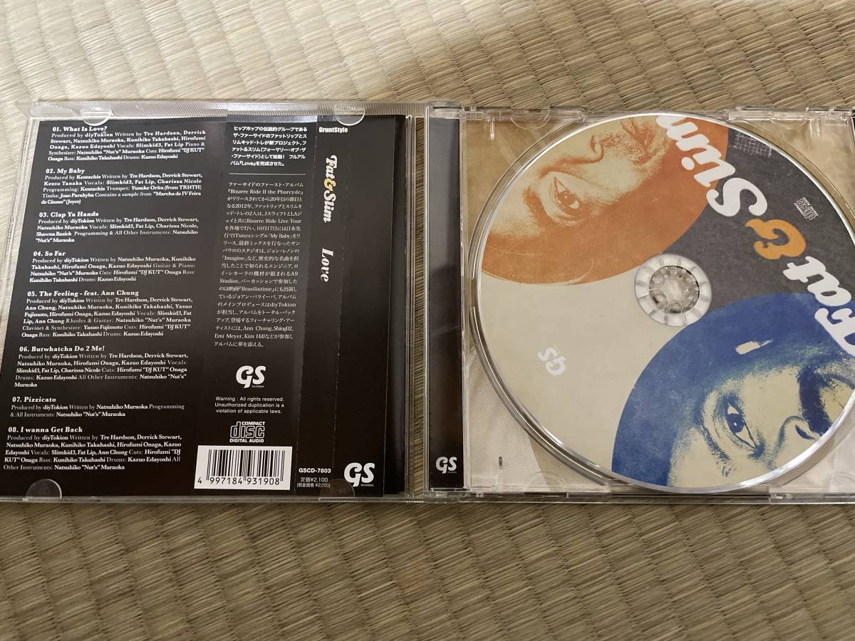 Fat & Slim / love CD jazzy hiphop アングラ_画像3