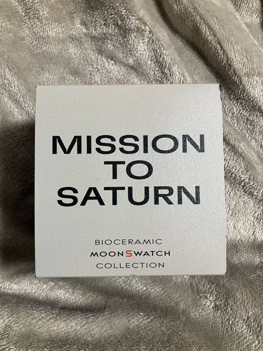 Swatch Omega Bioceramic Moonswatch Mission to Saturn Speedmasterスウォッチ オメガ スピードマスター サターン 土星 新品_画像2