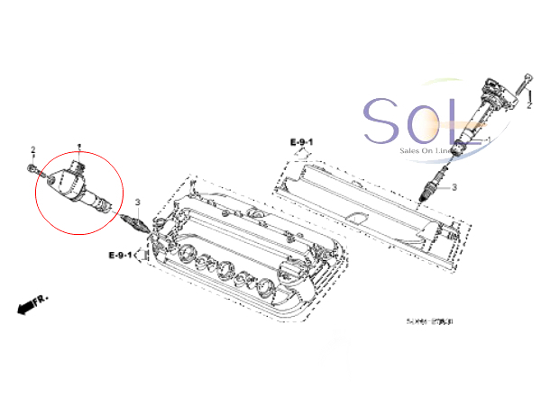 ホンダ ゼスト(JE1 JE2) ライフ(JB5 JB6 JB7 JB8) イグニッションコイル 6本セット(1台分) 30520-RCA-A02 30520-RGA-004 30520-RCA-A01_画像5