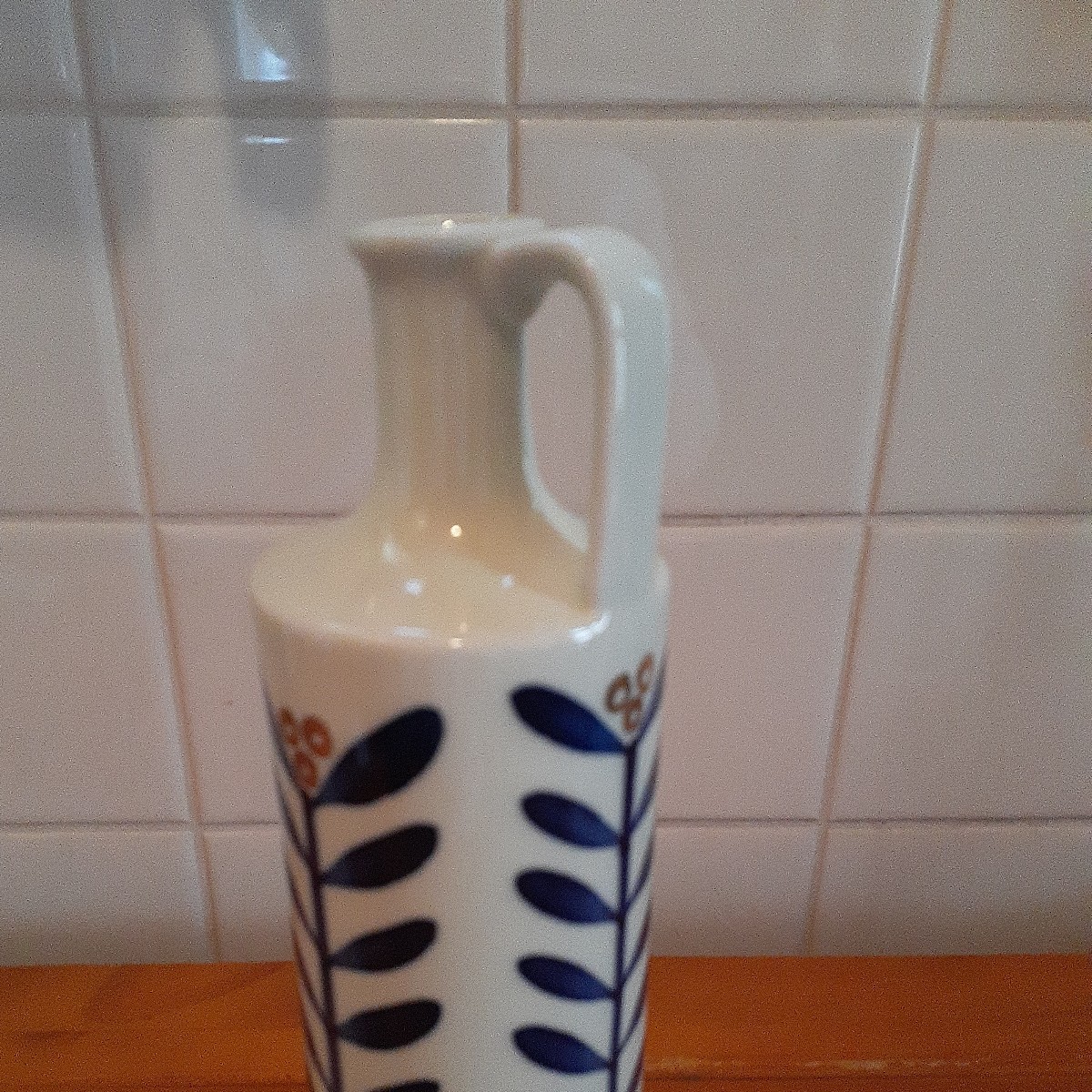 HAKUSAN JAPAN 白山陶器　フラワーベース 花瓶 高さ約22cm　経7cm　送料780円～_画像2