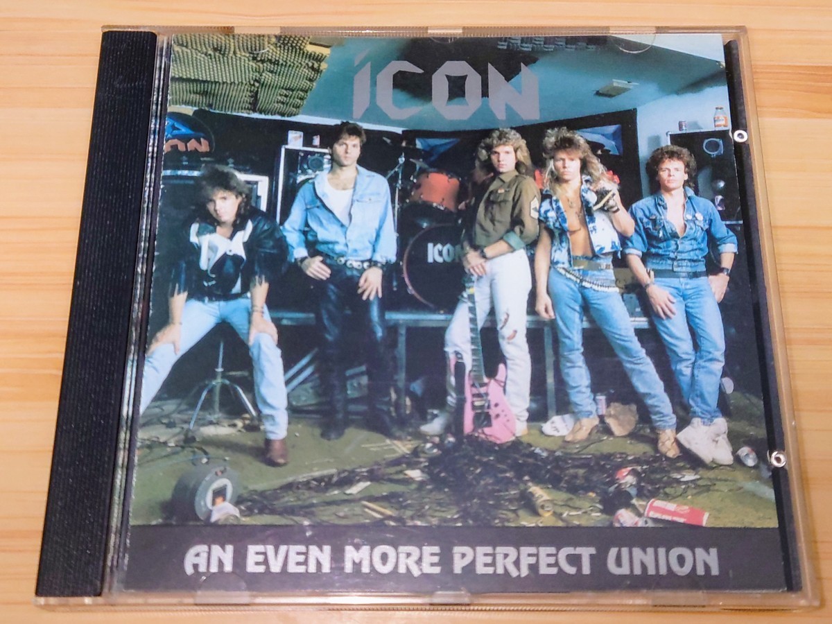 【即決 輸入盤 廃盤 オリジナル盤 レア】ICON/AN EVEN MORE PERFECT UNION◆1987年作品◆1995 EPILOGUE ENTERTAINMENT_画像1