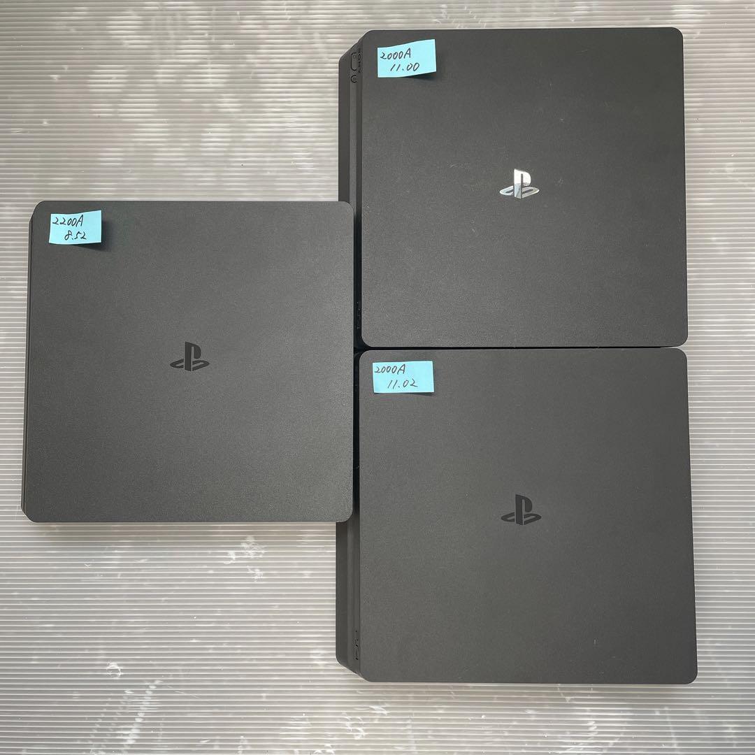 1円～【動作確認済】PS4 本体 8台 FW9.00以下あり CUH 1100 1200 2000 2200 まとめ 全数HDD・封印あり 500GB 1TB PlayStation4 ジャンク_画像9