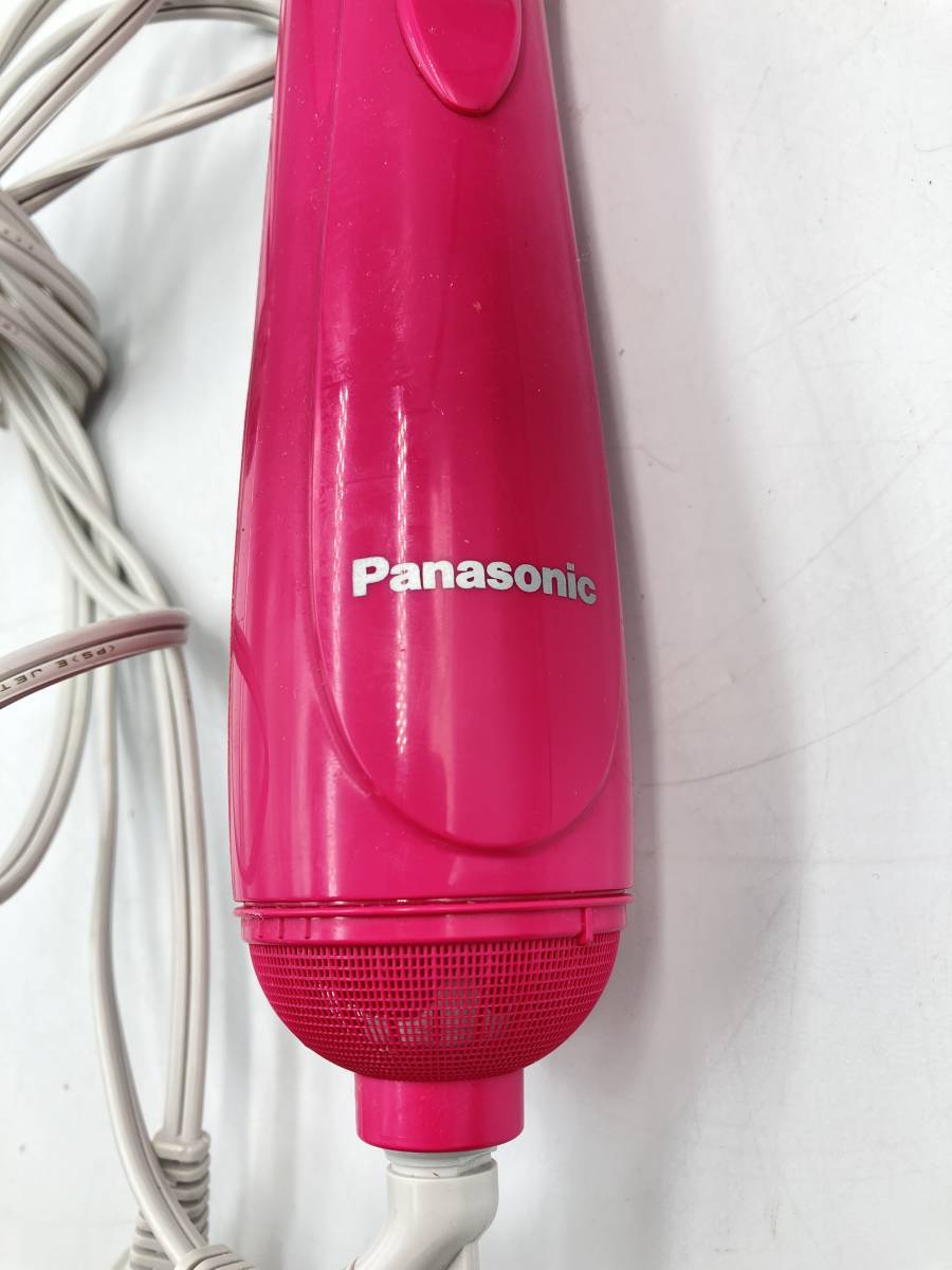 【中古】Panasonic　パナソニック　EK-KA1E　クルクルドライヤー　ドライヤー　134℃　ピンク　ヘア用品　美容　＊1115‐7＊_画像2