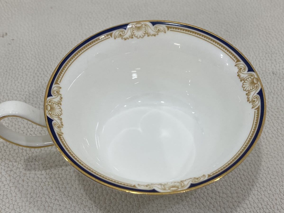 R4A713◆ ウェッジウッド WEDGWOOD キャベンディッシュ Cavendish カップ&ソーサー ティーカップ 金彩 2客セット_画像4