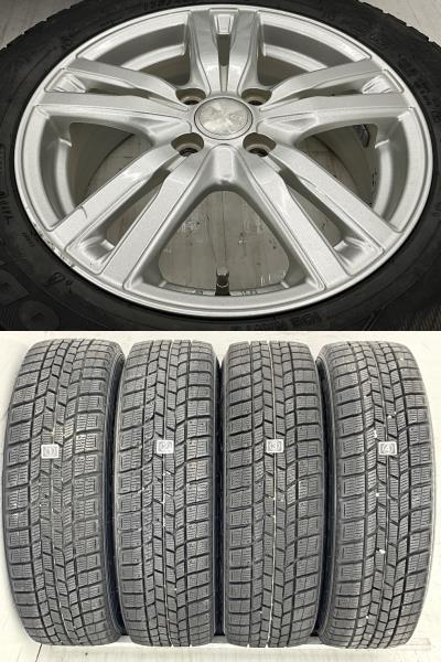 中古タイヤホイールセット 175/65R15 84Q 15インチ 15×5.5J +50 4穴 PCD100 グッドイヤー DUFACT 冬 スタッドレス インサイト d37_画像4