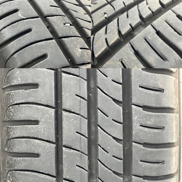 中古タイヤホイールセット 145/80R13 75S 13インチ 13×4J +42 4穴 PCD100 ダンロップ LAYCEA 夏 N-BOX ムーヴ d44_画像5