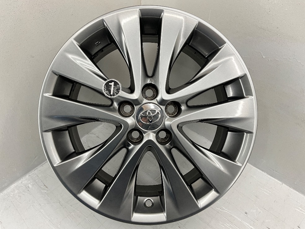 中古アルミホイール 4本セット 18×7.5J +54 5穴 PCD114.3 18インチ トヨタ純正 c1242_画像3