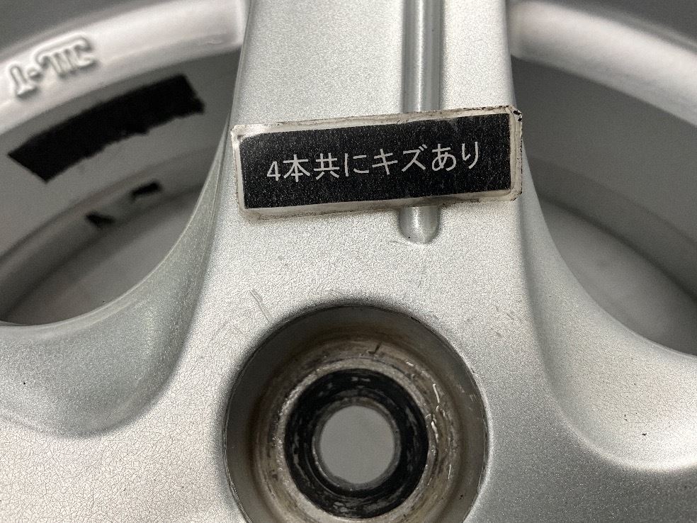 中古アルミホイール 4本セット 13×4.5B +35 4穴 PCD100 13インチ FEID c1274_画像6