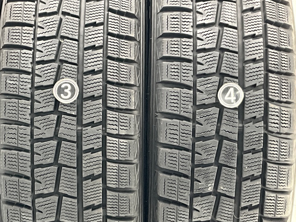 中古タイヤ 4本セット 185/65R15 88Q ダンロップ WINTERMAXX WM01 冬 デミオ 185/65/15 b5168_画像4