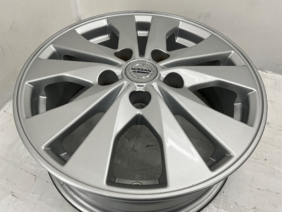 中古アルミホイール 4本セット 15×5.5J +45 5穴 PCD114.3 15インチ ニッサン純正 日産 c1287_画像4