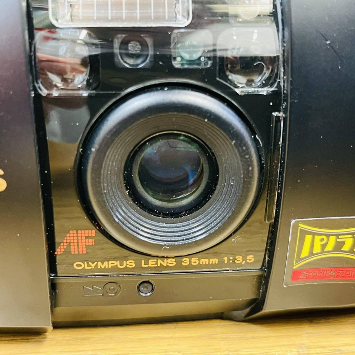 動作品 OLYMPUS μ Panorama コンパクトフィルムカメラ ソフトケース付き オリンパス NN8451_画像3