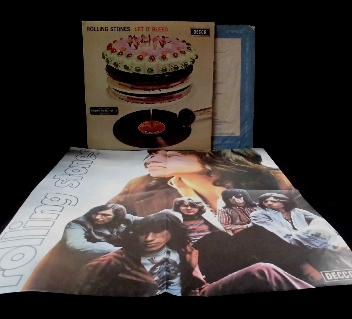 ●UK-DeccaオリジナルStereo,””Unboxed-Labels,w/Poster!!”” The Rolling Stones / Let It Bleed_画像1