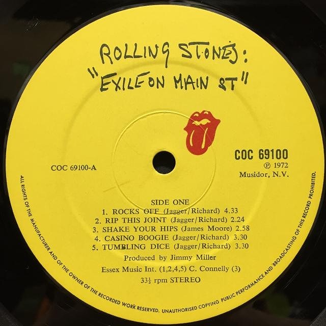 ROLLING STONES / EXILE ON MAIN ST. (UK-ORIGINAL)_画像7