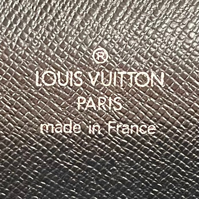 1円 極美品 ルイヴィトン LOUISVUITTON A4 通勤 書類 メンズ ビジネスバッグ ブリーフケース レザー タイガ アンガラ ポルト ドキュマン 黒_画像10