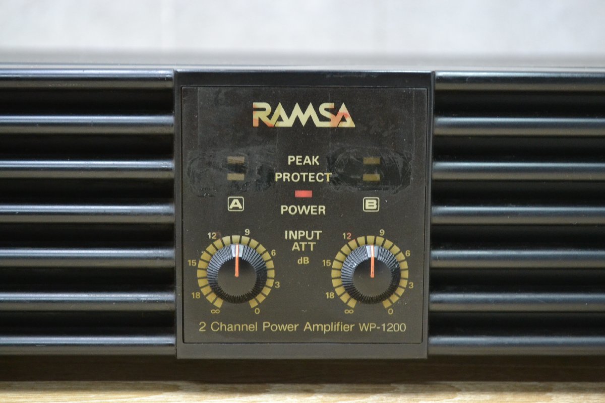 E172# Junk #Panasonic Panasonic #RAMSA 2ch усилитель мощности #WP-1200# Ram sa