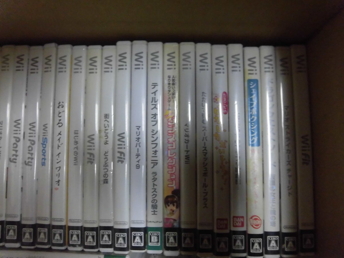 1円スタート ジャンク 動作未確認 任天堂 Wii ソフト 115本 セット まとめ売り　　N_画像3