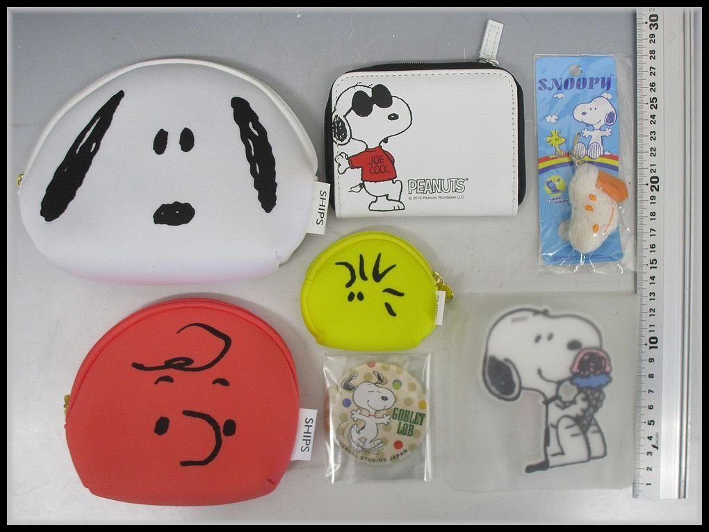 [ZEROnet]△SNOOPY スヌーピー トートバッグ タオル 折畳み椅子 プレート ボウル ティーカップ ピーナッツ 大量 まとめ△J601-18_画像9