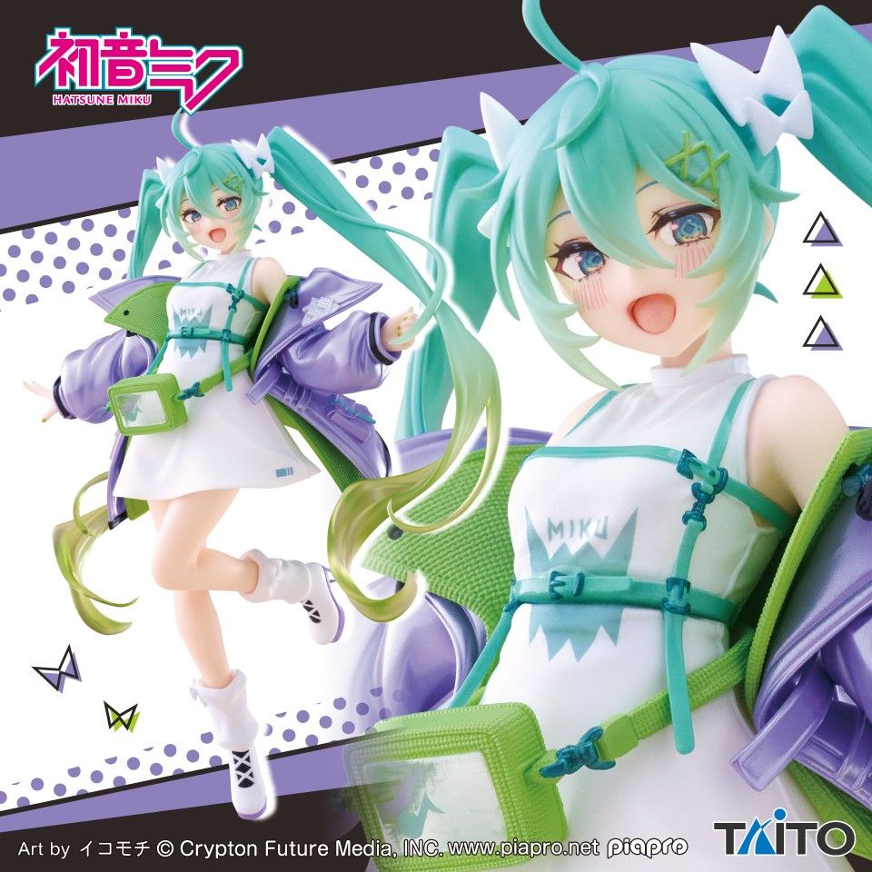 【初音ミク】　Fashion フィギュア Sporty　通常＆タイクレ限定　2体セット　[未開封品]