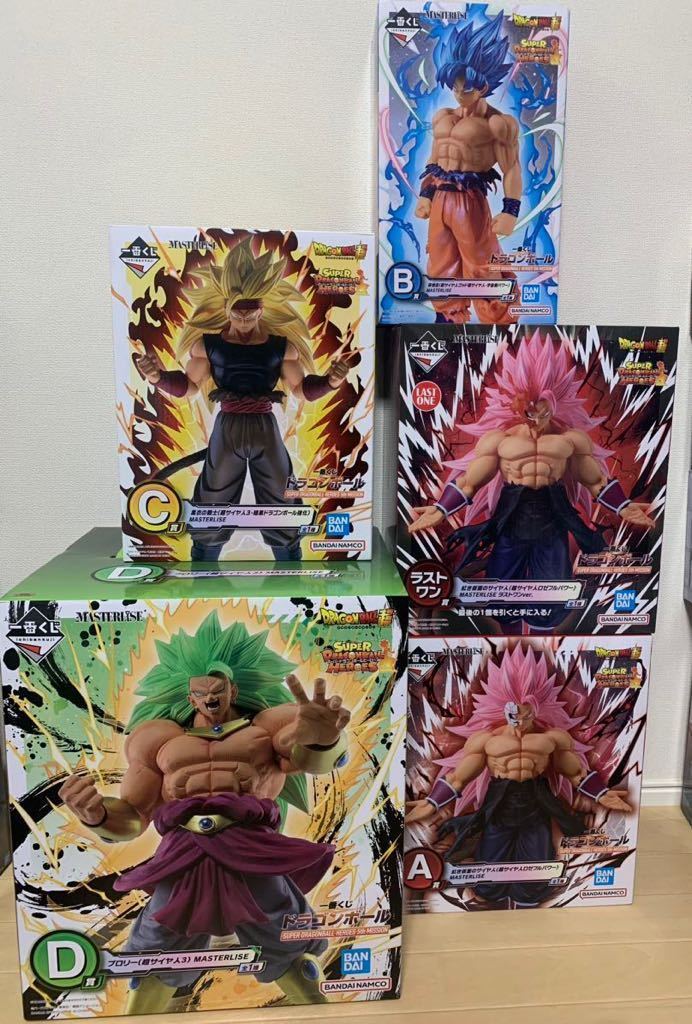 ★一番くじ ドラゴンボール SUPER DRAGONBALL HEROES 5th MISSION★ A.B.C.D.ラストワン.E.F.G.H賞　フィギュアフルコンプ【新品・未開封】_画像2