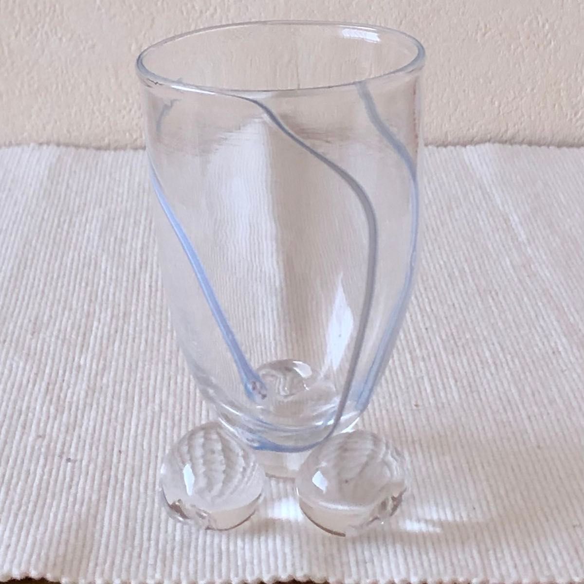 くらげのコップ  １点物・吹きガラス（海月デザイングラス)