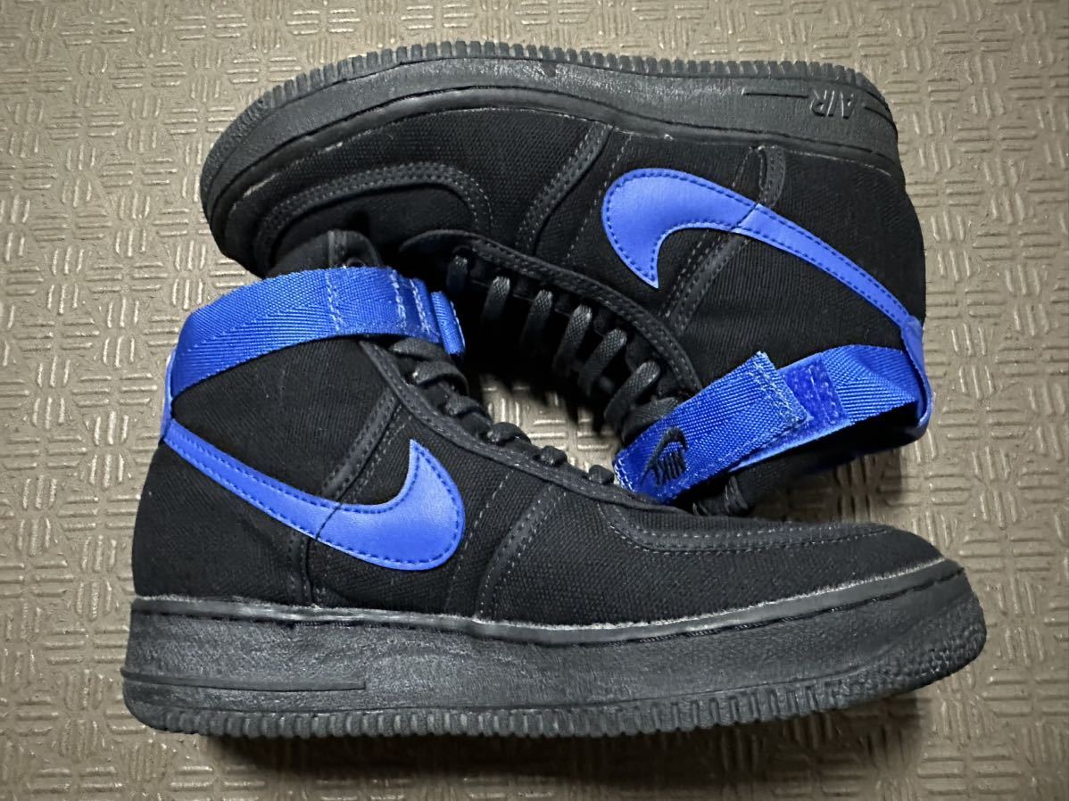 極美品 1994 NIKE AIR FORCE 1 HIGH CVS SC 黒×青 US7.5 630098-041_画像2