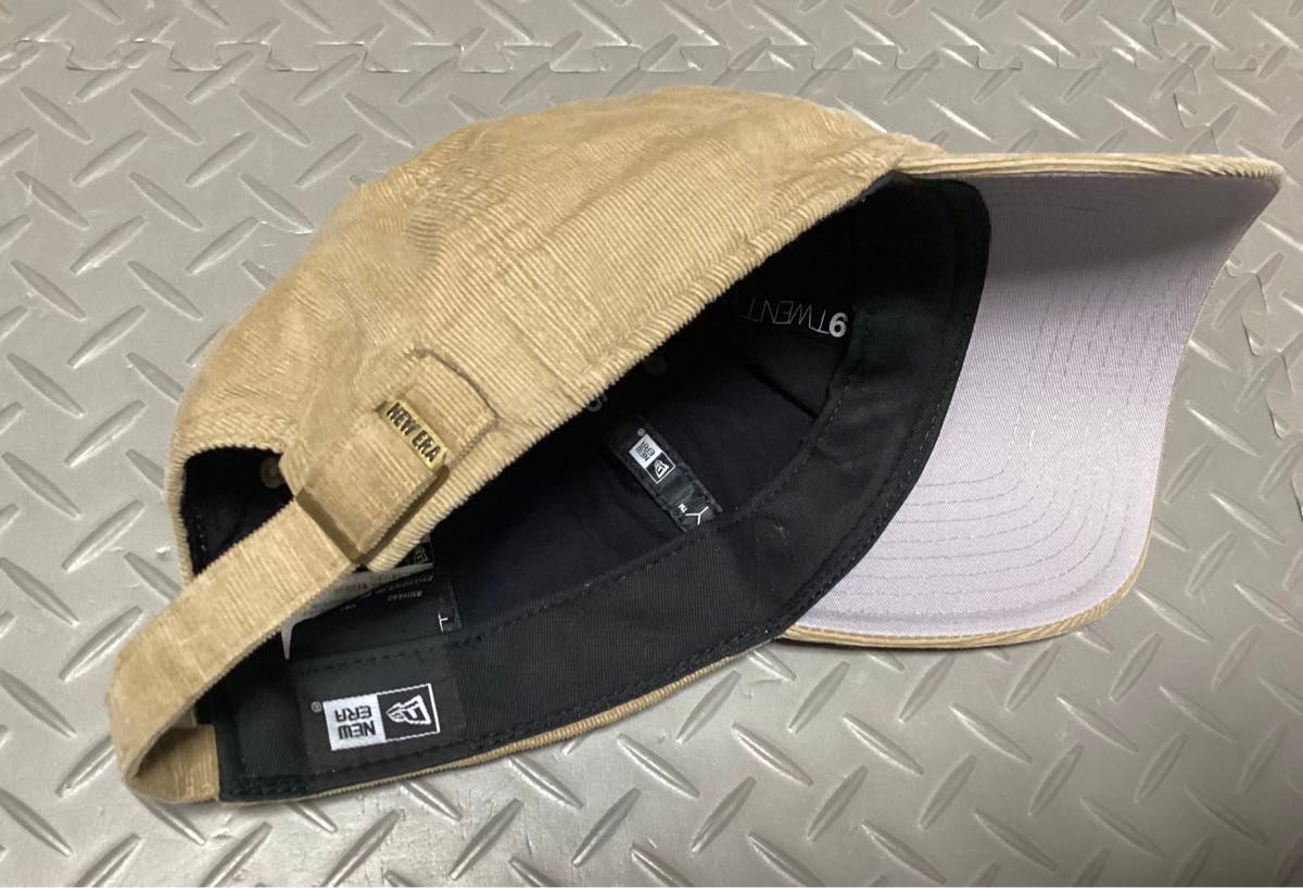  NEW ERA ニューエラ　キャップ　コーデュロイ ベージュ　フリーサイズ