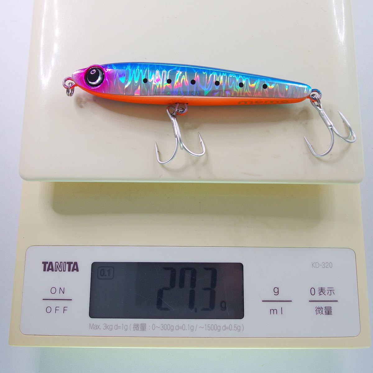 ★ぶっ飛び君95S風キーホルダー ★11色セット!! 95mm 27g のぶっ飛びアクセ♪ ★クリアランス特価♪ トライデント スイッチヒッター！！_画像3