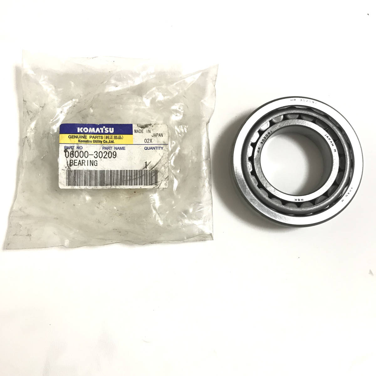 【未使用】KOMATSU コマツ BEARING ベアリング 06000-32209 02X 純正部品 フォークリフト K　_画像1