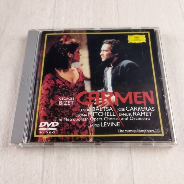 1D18 DVD ジェイムズ・レヴァイン メトロポリタン歌劇場管弦楽団 ビゼー 歌劇 カルメンの画像1