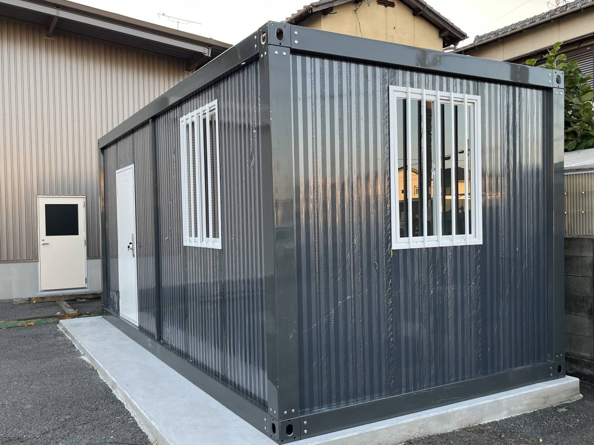 3m×6m 組立式 ユニットハウス枠材のみ コンテナ 20ft 日曜大工 3m×6m 組立式 ユニットハウス枠材のみ コンテナ 20ft 日曜大工