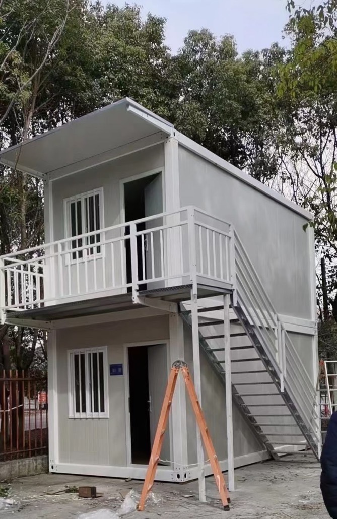 2F.. construction type unit house 3m×6m 2 part shop stair have .. equipped 36. super house container house 20FT prefab freight container temporary house 