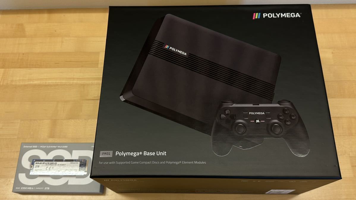 ポリメガ本体+ 2TB SSD ほぼ新品 POLYMEGA本体ベースユニット+2TB SSD 内蔵済み 送料