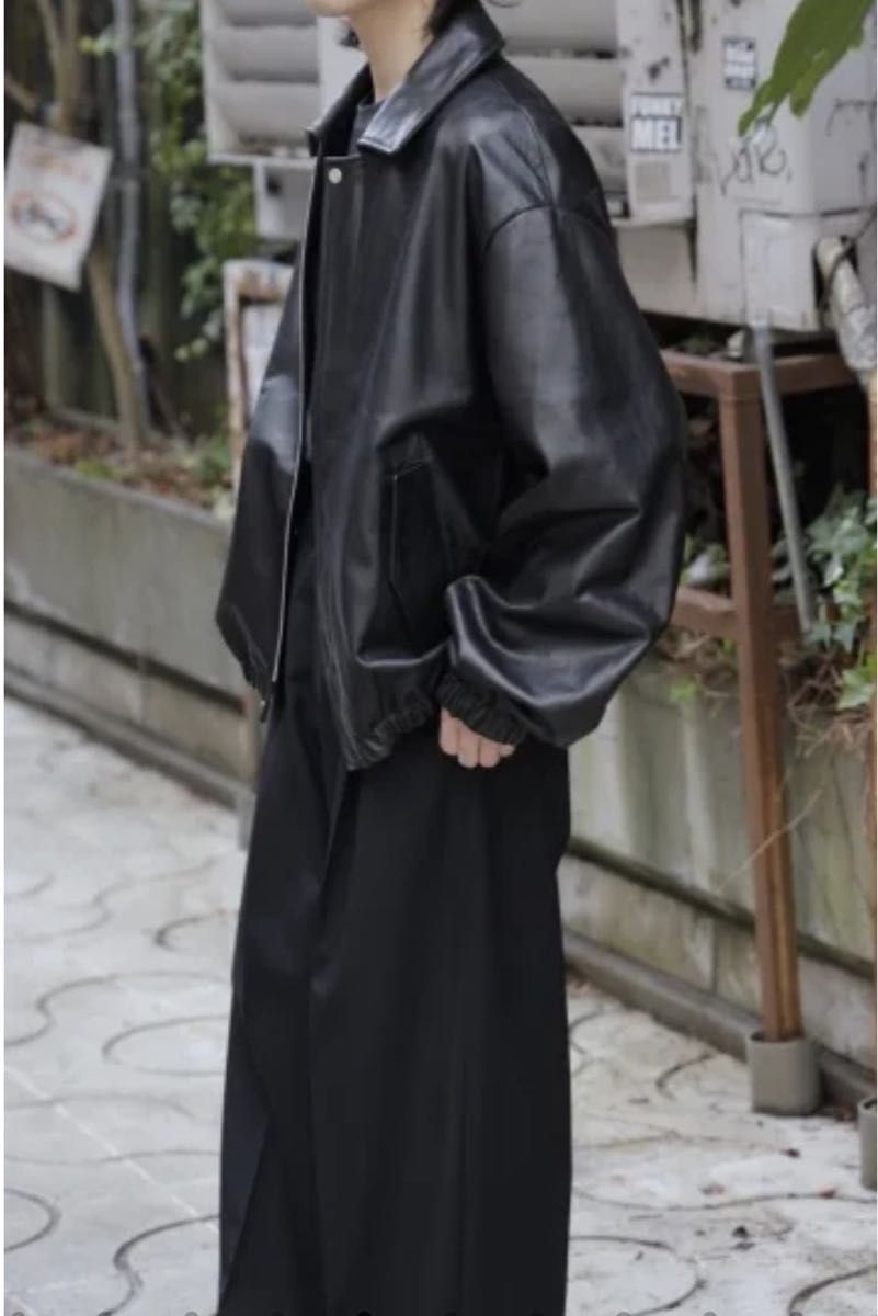 24SS stein Leather Zip Blouson Mサイズ レザージャケット 24SS stein Leather Zip Blouson Mサイズ レザージャケット