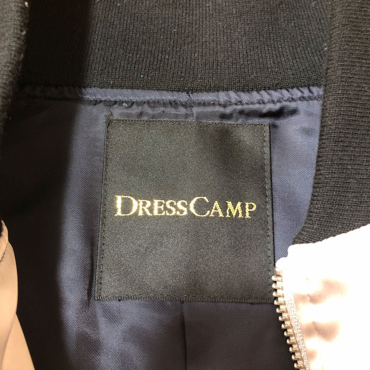 DRESS CAMP ドレスキャンプ　スター刺繍　ジップブルゾン　ジャケット_画像3