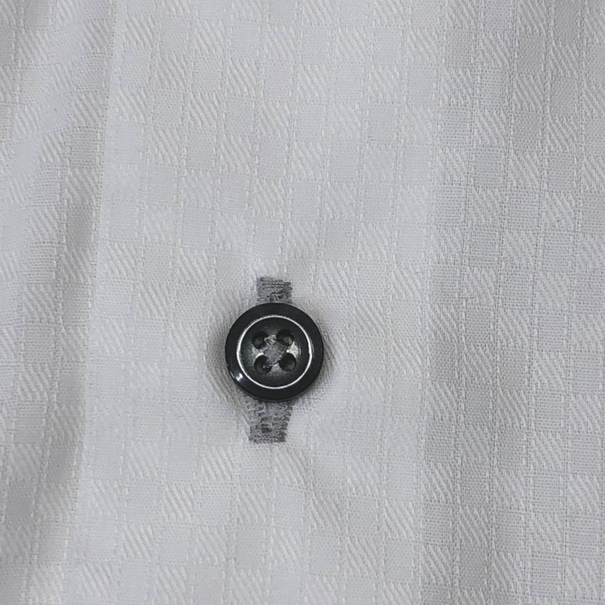 X348 hiromichinakano ヒロミチナカノ メンズ トップス シャツ 半袖 ホワイト 白 綿素材含 シンプル 上品 オフィススタイリッシュルックの画像9