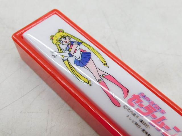 *.0427 5 пункт совместно палочки для еды коробка палочки для еды кейс палочки для еды inserting детский детский аммицу . love. .. история Esper Mami Sailor Moon Showa Retro золотой цветок день 