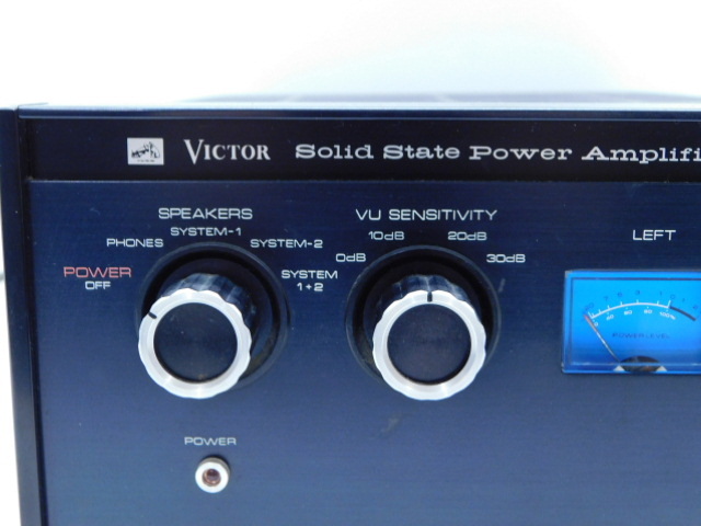 ★幸0909 ビクター パワーアンプ MCM-105 Victor Solid State Power Amplifier 12401201_画像2
