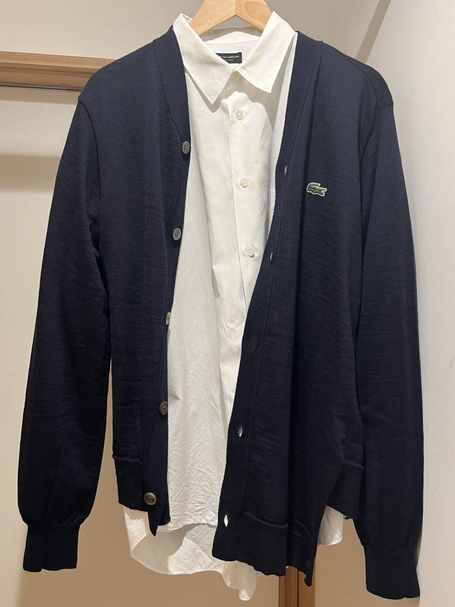 AD2023 COMME des GARCONS SHIRT LACOSTE ラコステ コムデギャルソンシャツ ねじれ アシンメトリー オムプリュスHOMME PLUS ganryu JUNYA_画像8