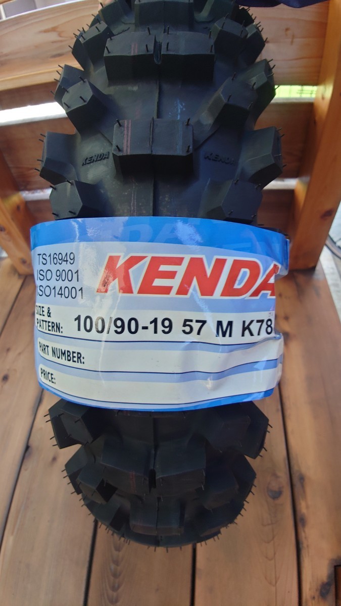 KENDA ケンダ millville2 未使用品 100/90-19 モトクロス タイヤ_画像1