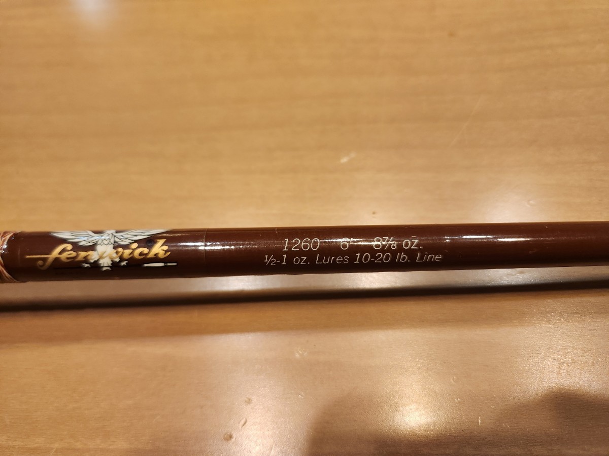 フェンウィック　ランカースティック1260　fenwick LUNKER STIK 1260　L232264　オールド_画像2