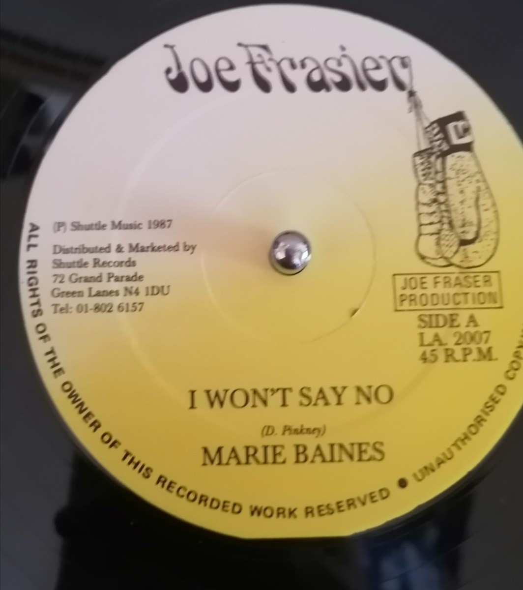 80s UKラヴァーズ・ロック　12 Marie Baines I won't say no _画像1