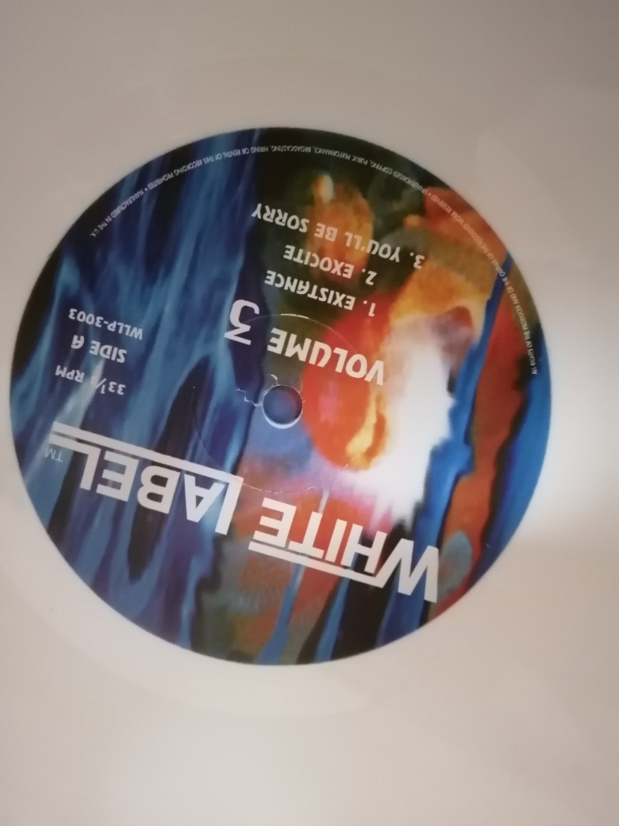 90s UK テクノ 2枚組 カラーヴァイナル White Label Volume 3 Progressive Metamorphic Techno  の画像4