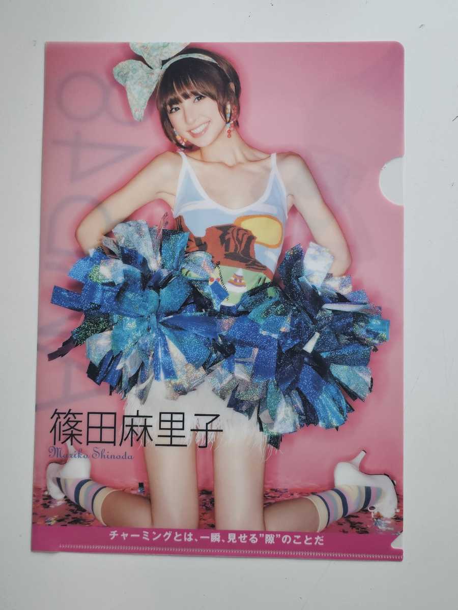 AKB48 篠田麻里子 クリアファイル オフィシャルカレンダーBOX 2011 付録 の画像1
