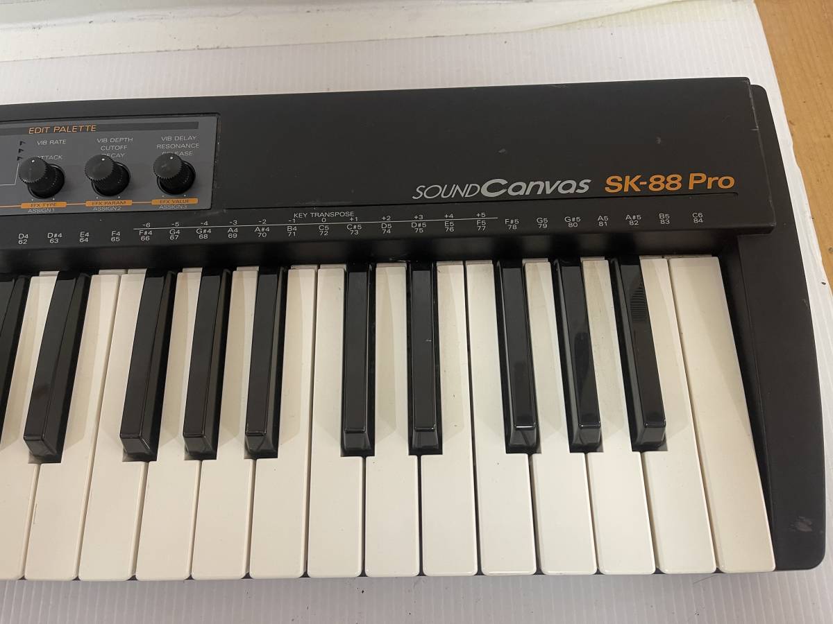 Roland SE-88Pro 音源モジュール内蔵MIDIキーボード ※ジャンク品(電源コードがない為）_画像3