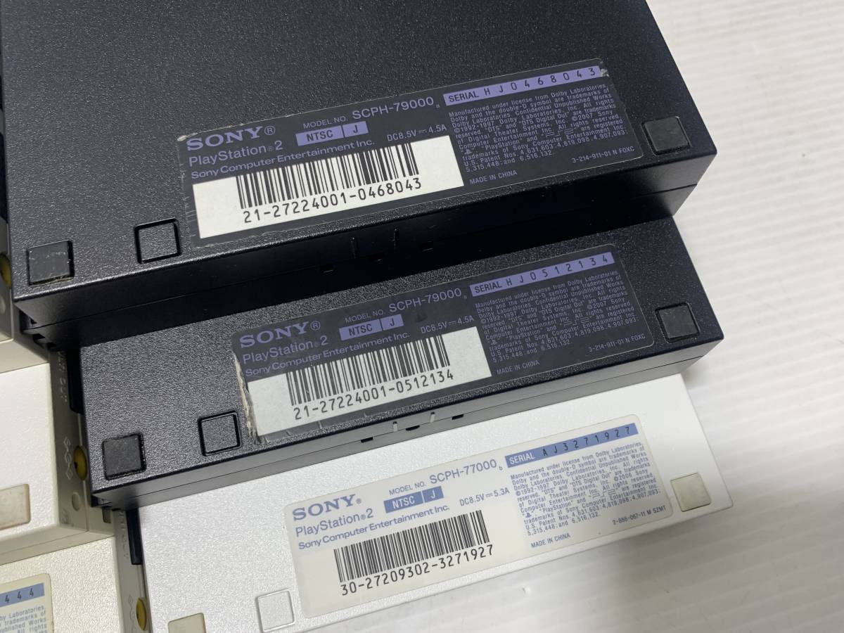 SONY　Playstation2　9台セット　SCPH-79000/2台　SCPH-77000/4台　SCPH-75000/3台　PS2 プレステ2　写真追加あり_画像8