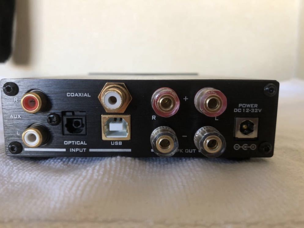 FX AUDIO D802j++ フルデジタルアンプ 中古品 ACアダプター付き 動作確認済_画像3