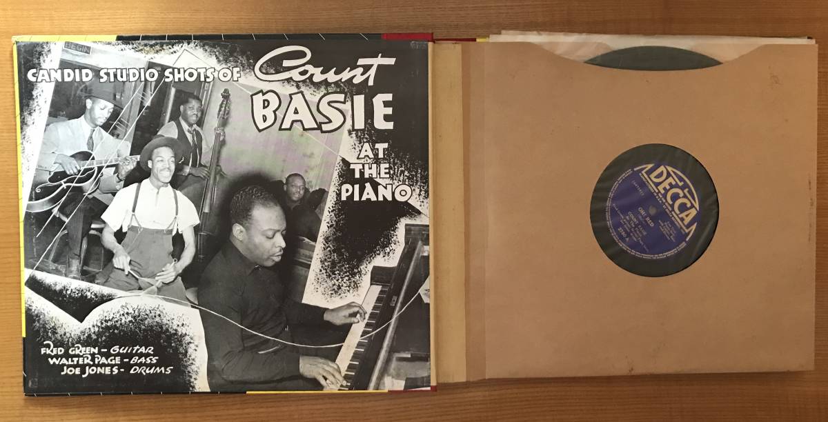 COUNT BASIE AT THE PIANO DECCA SP 5枚組 美品_画像4