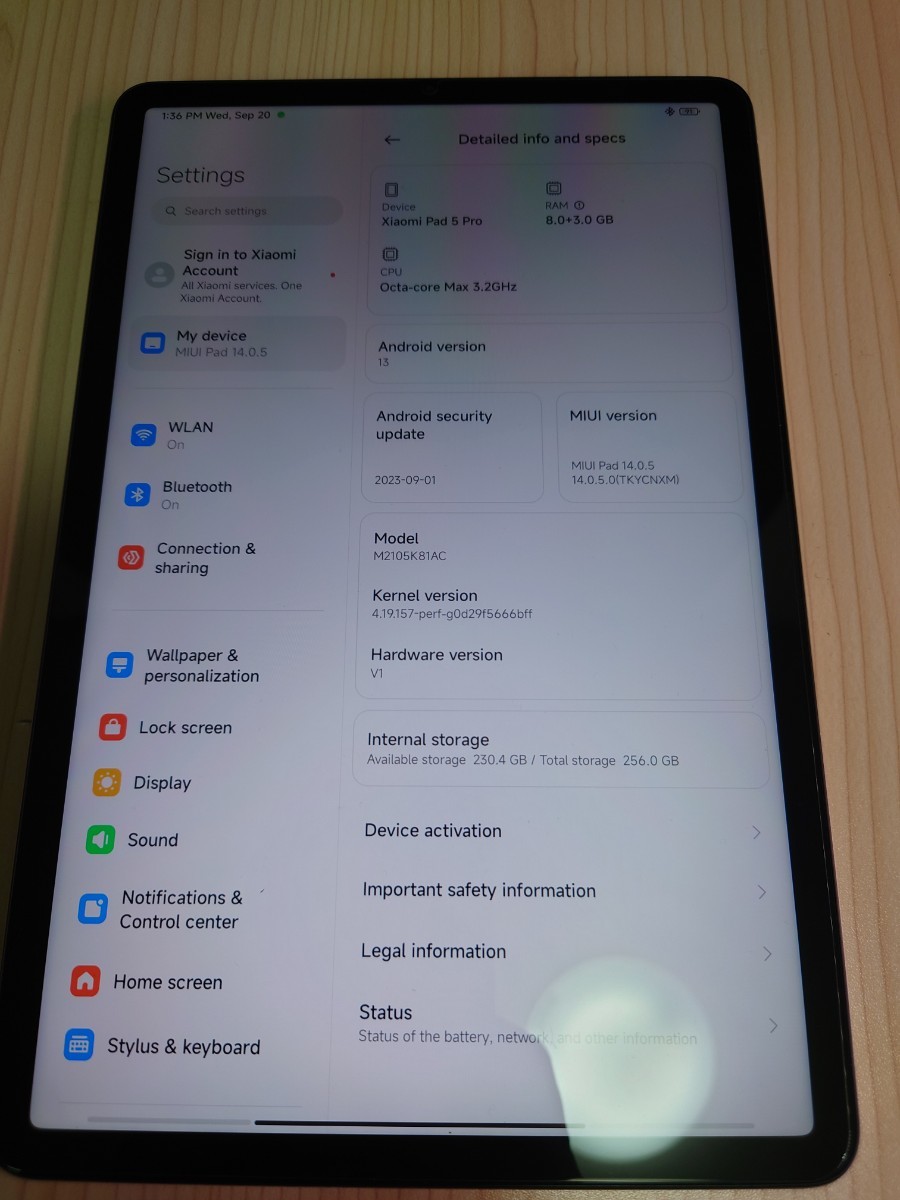 Xiaomi Pad 5 Pro スタイラスペン ケース付き タブレットの画像7