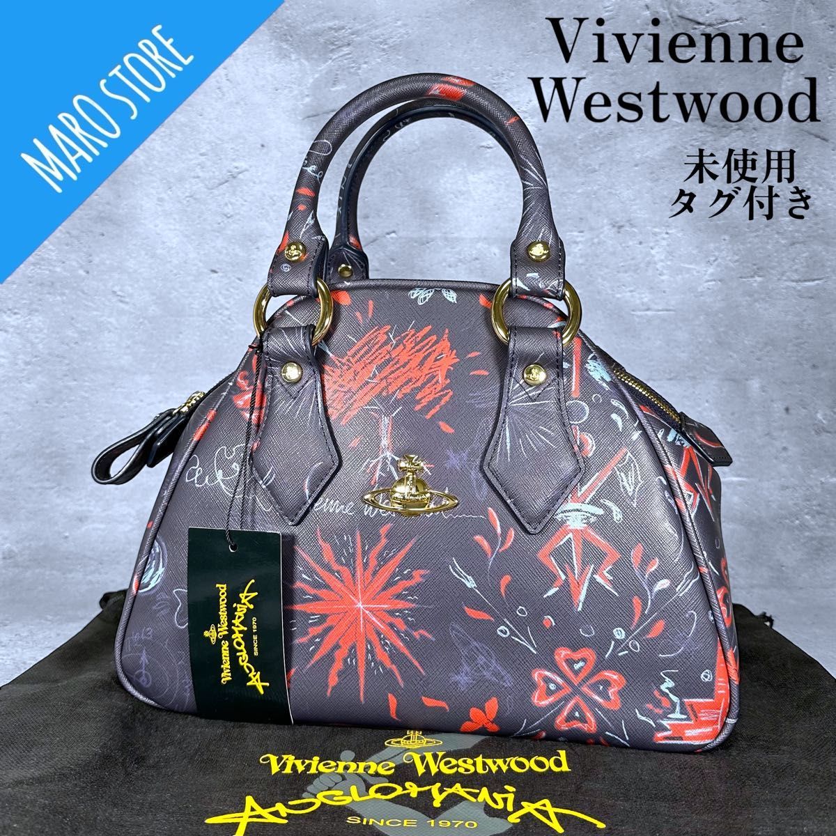 【未使用】Vivienne Westwood アングロマニア ヤスミン オーブ ハンドバッグ