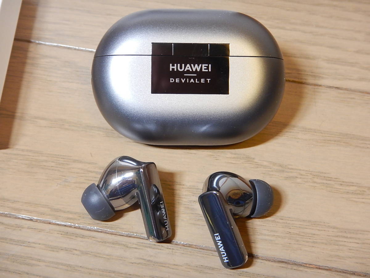 HUAWEI FreeBuds Pro2 ワイヤレスイヤホン　シルバーフロス 正規品　保証残り有り！美品_画像4